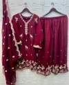 Bilqis B 291 A To D Nc Moss Beads Readymade Plazzo Pakistani Suits 
